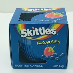 Starburst Scented Candle 3 oz Jar Raspberry Blue 3